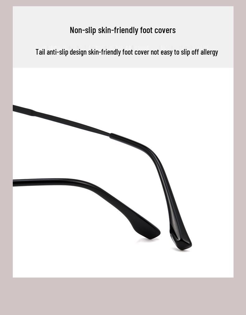 Danyang KO33010K Women's Polygon Retro Eyeglass Frame - Ultralight Non-Magnetic Titanium