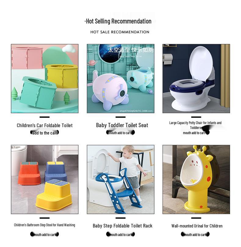 Portable Folding Infant Toilet Seat - Comfort and Convenience for Children