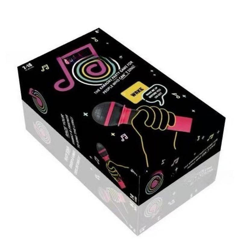 1SET Lucky Egg Exciting Grab The Mic Bad Singer Board Game Cards