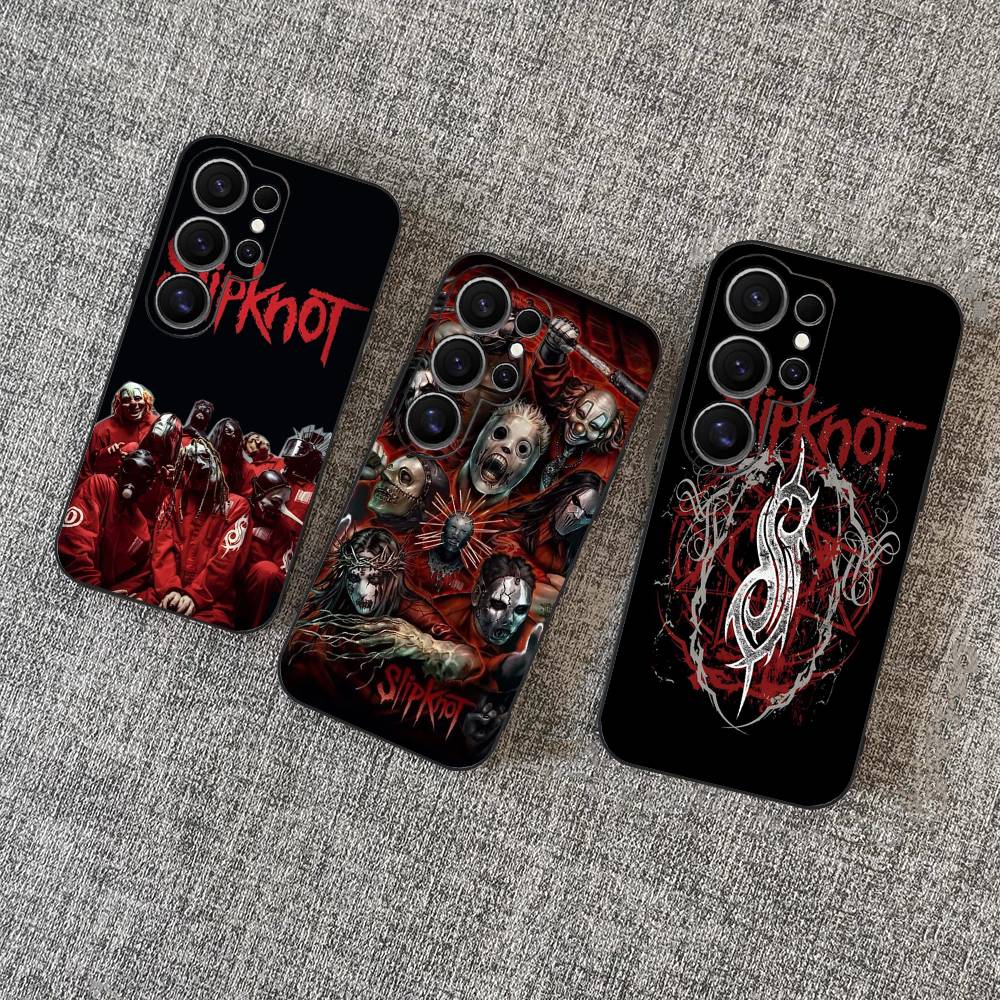 Slipknot Band Phone Case For Samsung S 24 Fe 25 Ultra Plus 20 Lite 21 30 22 23 24 22 Ultra 5G Fundas