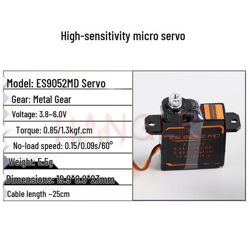HANGLR ES9052MD Digital Metal Gear Servo