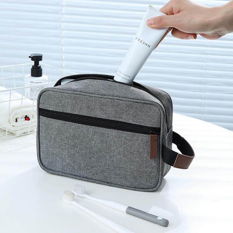 Outdoor Travel Toiletry Bag Men Portable Cosmetic Bag Brushes Tools Storage Large Capacity Toiletry Organizer Handheld Wash Bag
