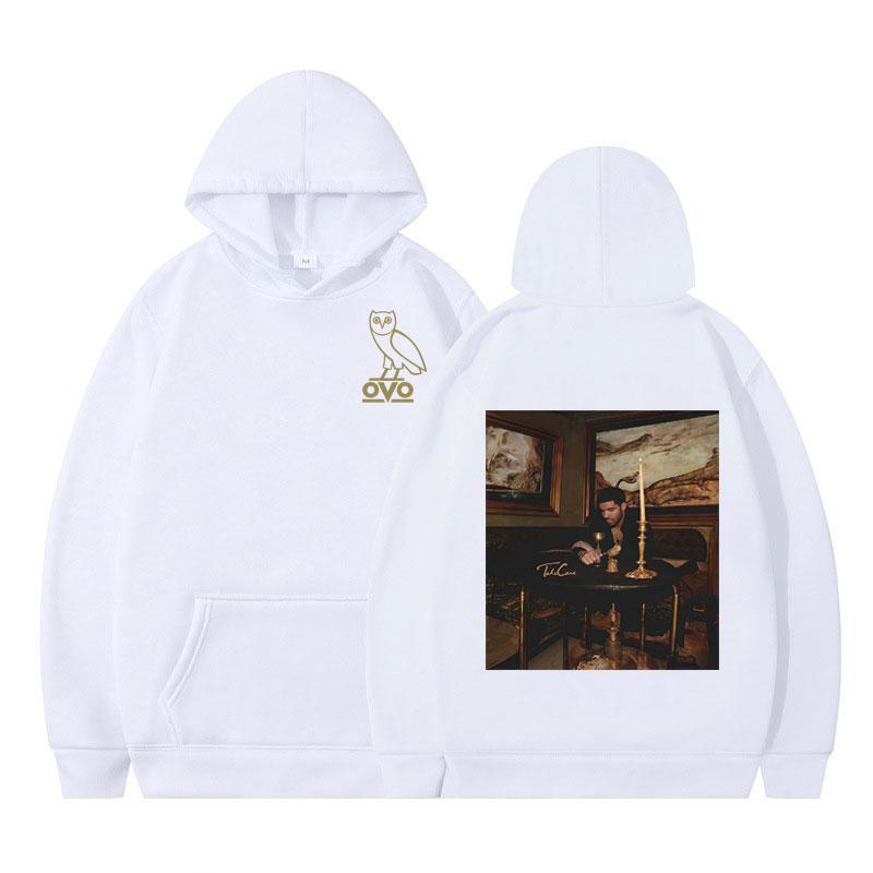 Rapper Drake Take Care Album Graphic Hoodie Men Women Fashion Long-sleeved Casual Hip-hop Tracksuit Oversized  Punk Pullover