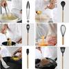 12Pcs /set Silicone Material Kitchen Utensil Set Multi-Purpose Tools Heat Resistant Silicone Spatula Set Non-Stick Design