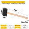 Rubber Mallet with Wooden Handle for Tile and Leather Installation