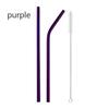 6mm 304 Stainless Steel Straw Metal Reusable Straws Straight Bent Drinking Straw With Case Cleaning Brush Set Party Bar Accessory