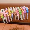 Baby Headband Anti-Slip Toothed Comb Soft 3D Heart Flower Decoration Hair