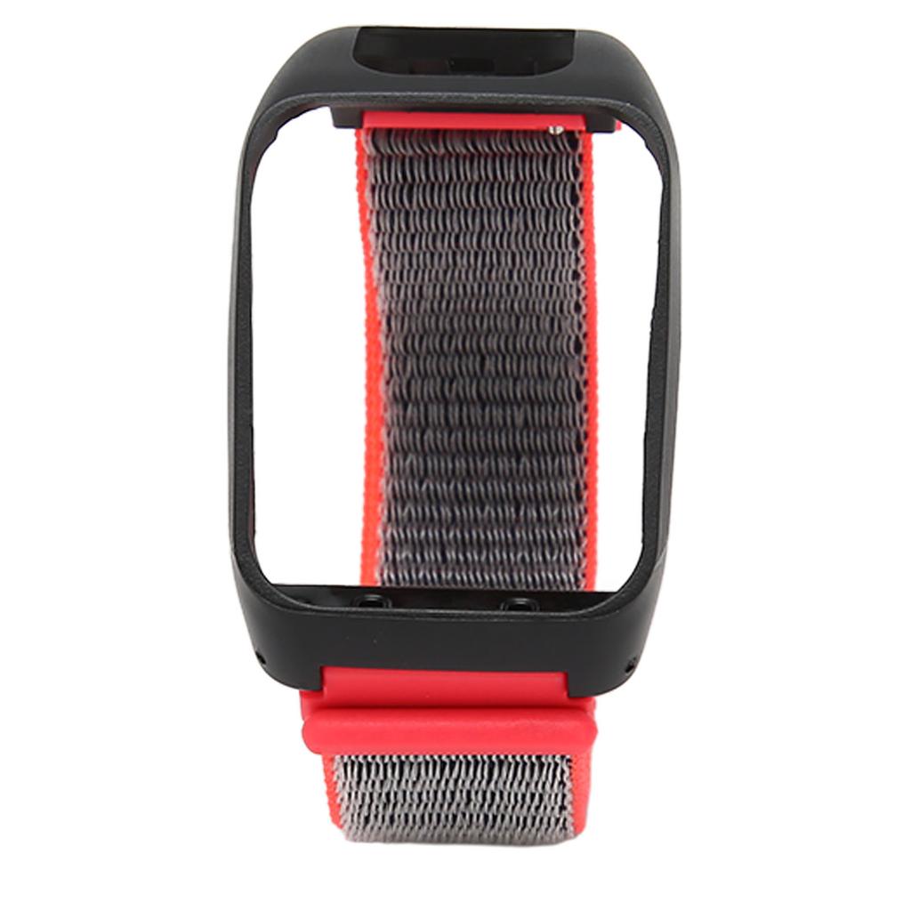 2 In 1 Elastic Braided Nylon Sport Watch Strap Replacement Watch Band Accessory for TOMTOM Runner3 Bluish Red