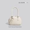 Fashionably Simple and Retro Bowling Bag, Small Niche Commuter Handbag, Small Square Bag, Crossbody Bag Casually
