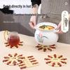 Bamboo Anti-Scald Dish Mat Set - 2 Pieces