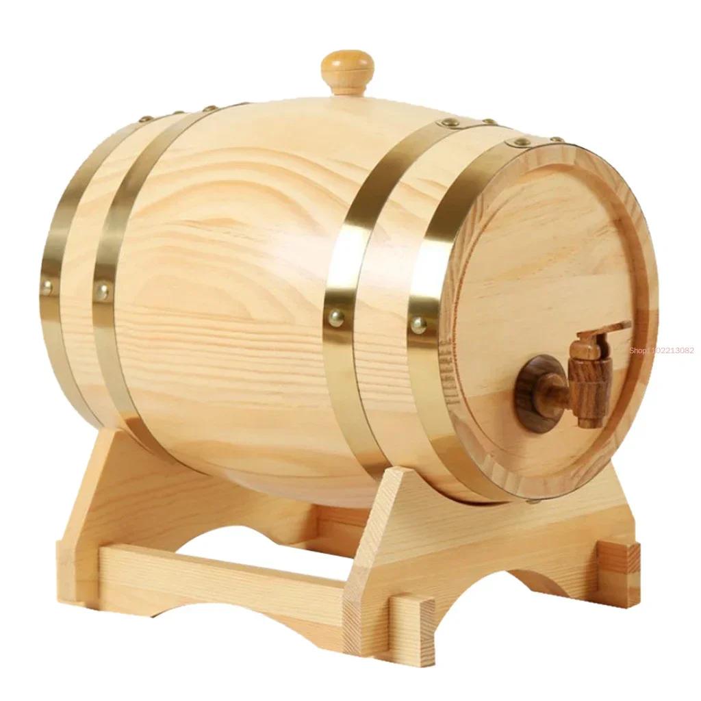 3L\/1.5L OAK WINE BARRELS STORAGE KEG STORAGE BREWAGE for LIQUOR HOTEL