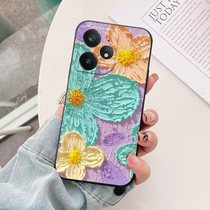 For Realme Neo 7 Case Luxury Pattern Funda Soft Silicone Back Cover For Realme 7 Pro Realme 7 5G RMX2111 Neo7 Bumper Phone Cases