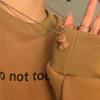 Cute Plush Velvet Bear Pendant Necklace for Women Girls Korean Fashion Bear Long Sweater Neck Chain Necklaces Collar Jewelry