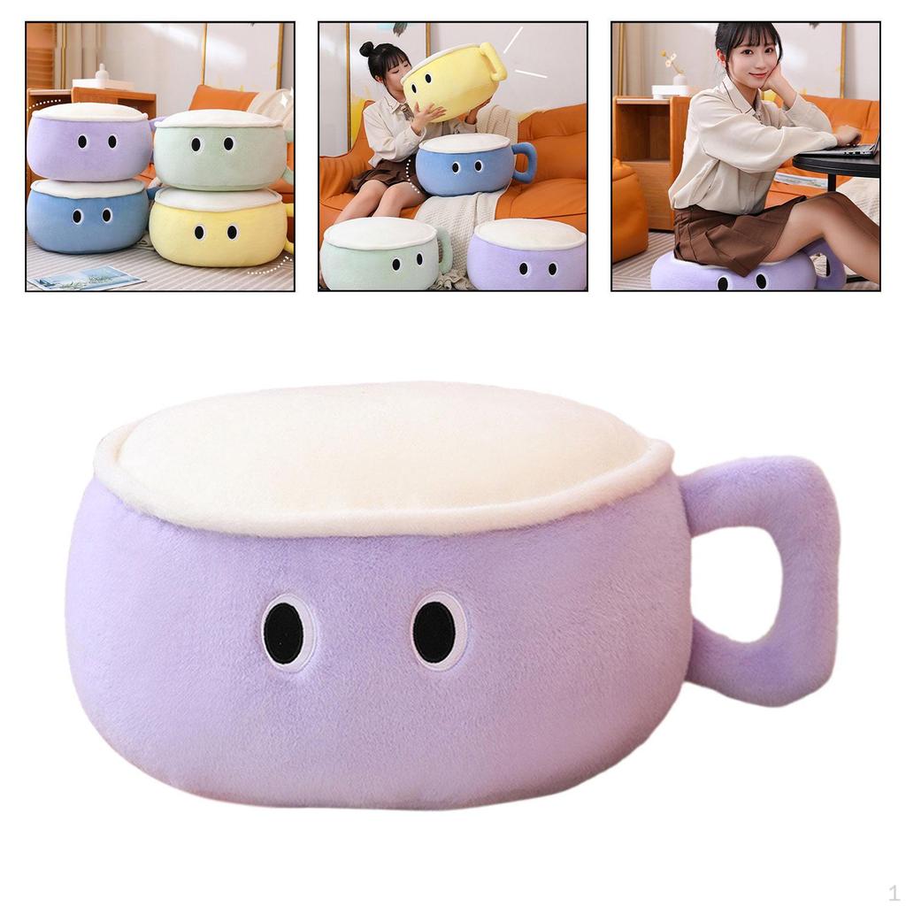 Throw Pillow Cup Shape Cushion Decorative for Christmas Living Room