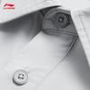 Li-Ning Wade Series Printed Polo Collar Loose Jacket Men Jackets Mist-Gray AFDU407-3