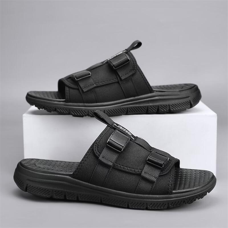 Yi Er Kang Men s Anti-Slip Deodorant Beach & Home Slippers 41