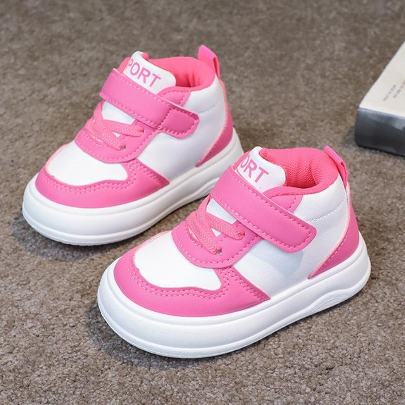 Fashion Girls' Shoes Spring New Kids Ankle Boots Soft Sole Wear-resistant Boys' Sports Shoes Simple Anti Slip Girls Casual Shoe