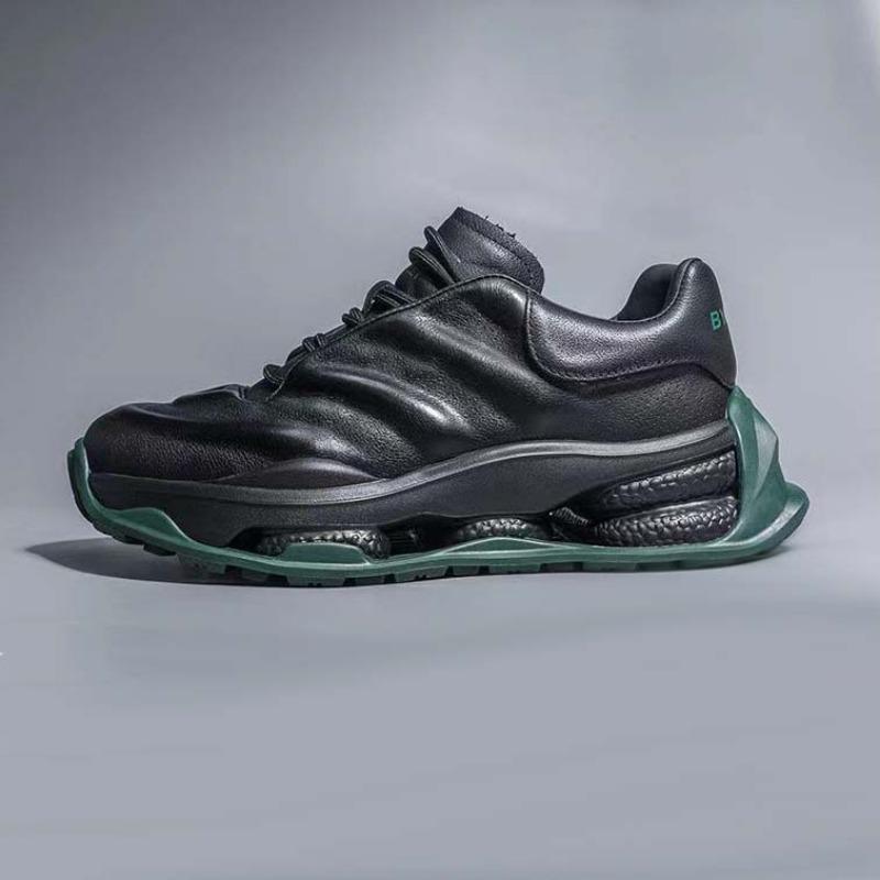 

2024 Новые мужские кроссовки с толстой подошвой разных цветов, увеличивающие рост, повседневные кроссовки, универсальные кроссовки для сноуборда, нескользящие, удобные для бега 44 чёрный