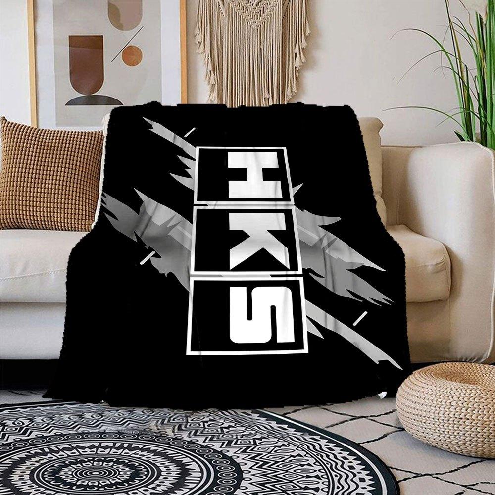 

IKS: The Ultimate Urban Streetwear Brand Blanket Flannel Throw Blanket for Sofa, Bed, Travel, Camping, Office, Couch, Chair, And Bed Gift f 150x180cm
