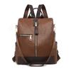 Schoolbag for 1011 new fashionable European and American style anti-theft multi-functional dual-purpose backpack pu large-capacity women's bag