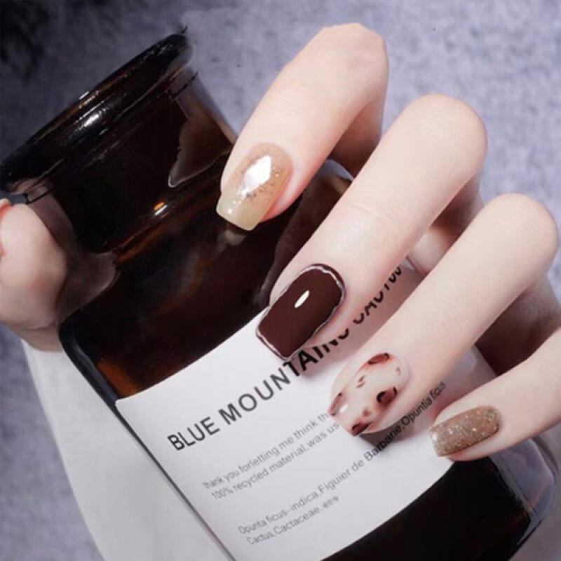 Luxurious Wine Nail Tips [24tips] R127