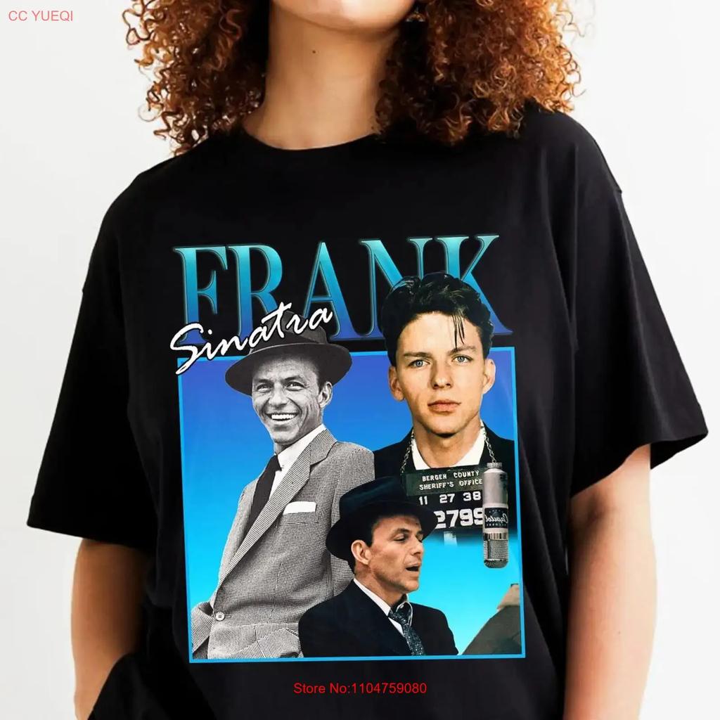 FRANK SINATRA T shirt For men Women All Size S 234XL vintage Washed fashion Casual homme Unisex Breathable Versatile Stylish
