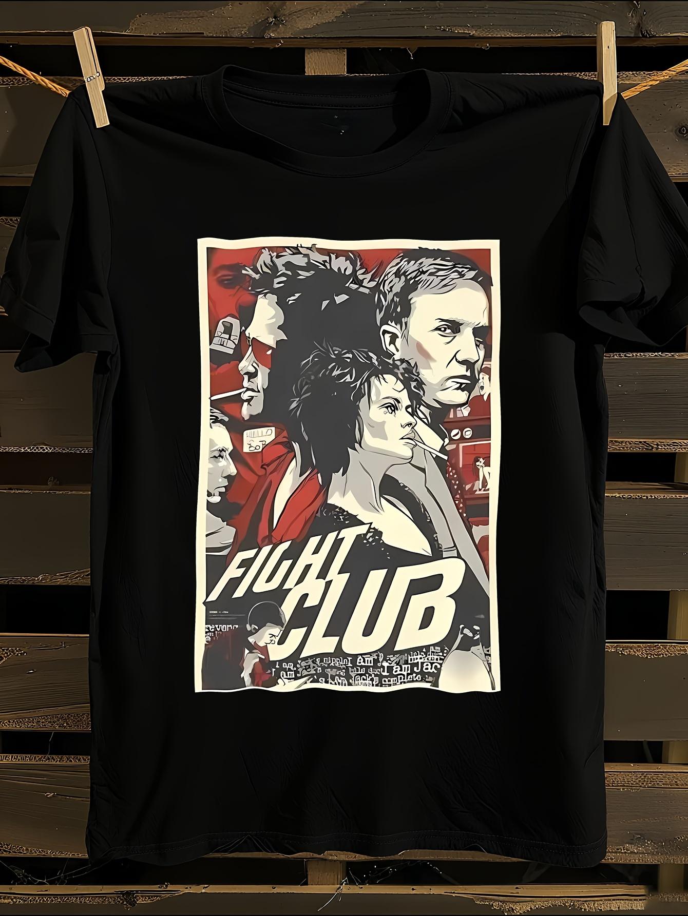 Vintage Fight Club Movie Poster Graphic T-shirt M