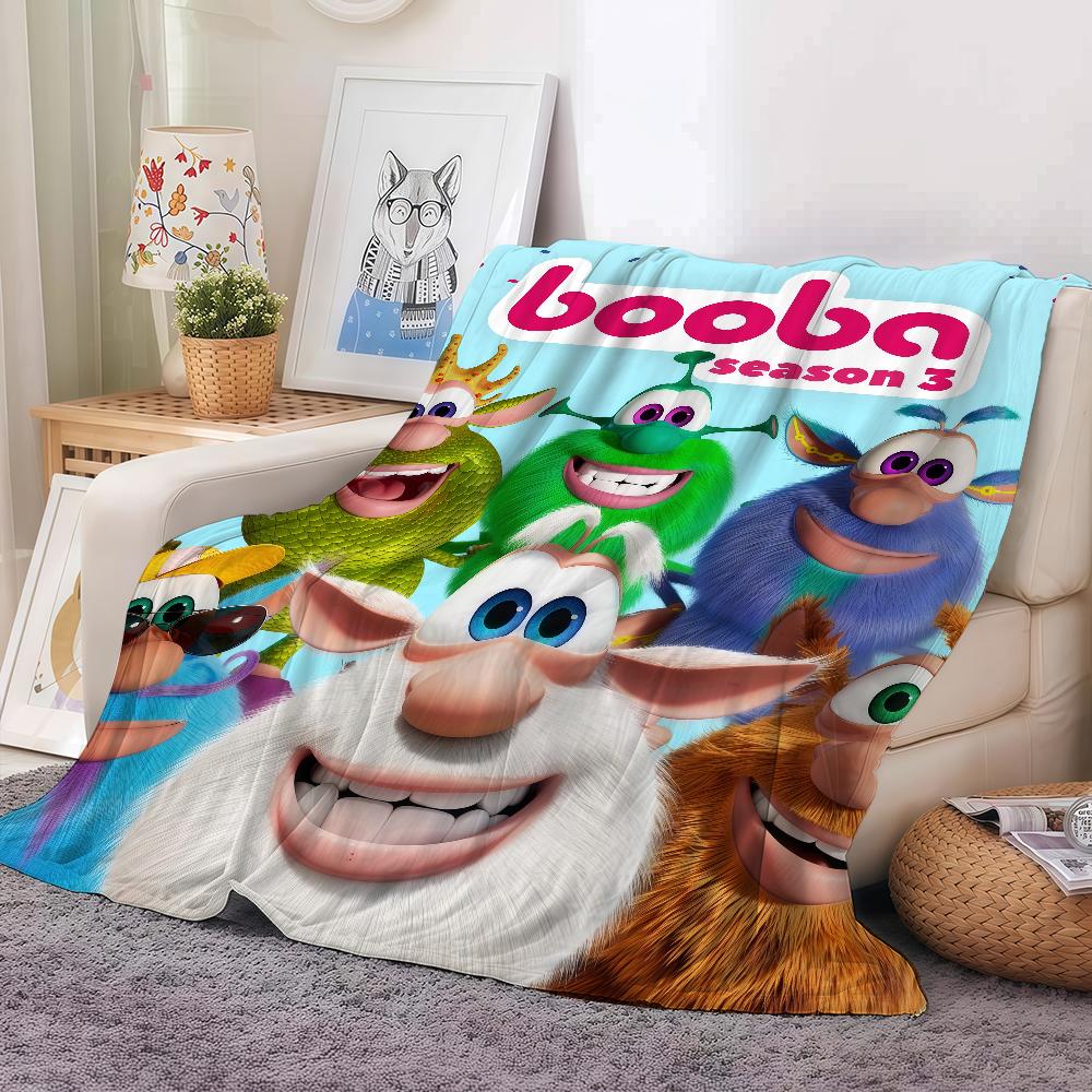 Cartoon Anime B-Booba Decke Warm Und Weich Geeignet Für Schlafzimmer Wohnzimmer Sofabett Büro Reise Camping