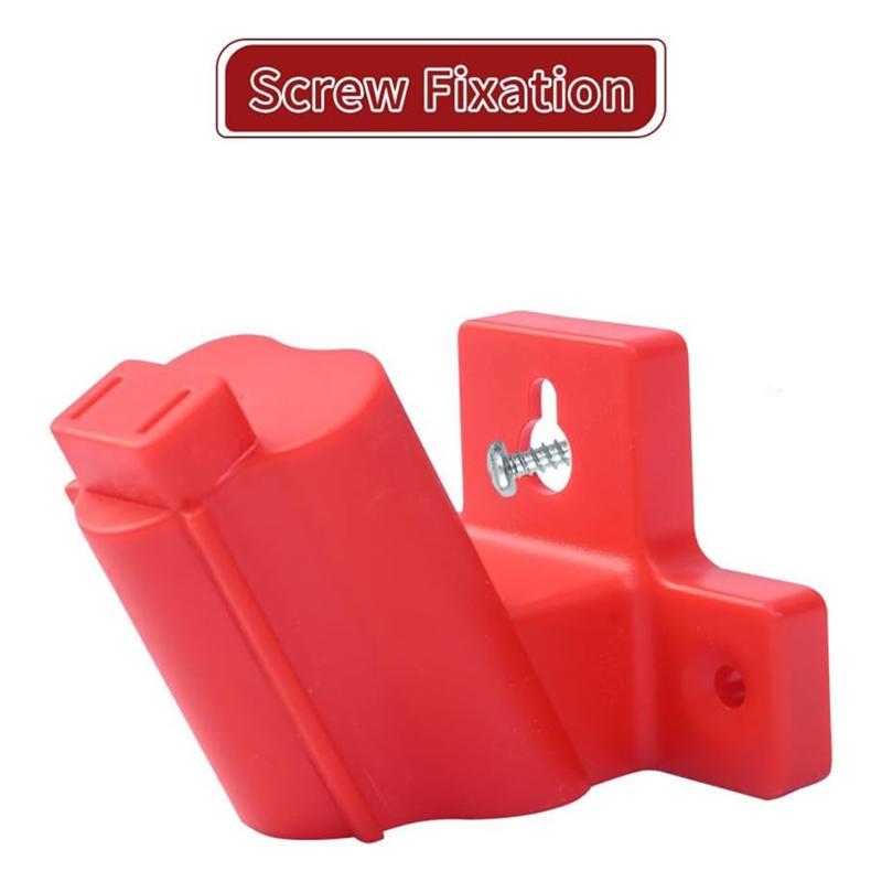 A96I-Battery Mount Holder For Drill M12 12V Wall Mount Plastic Tools Storage