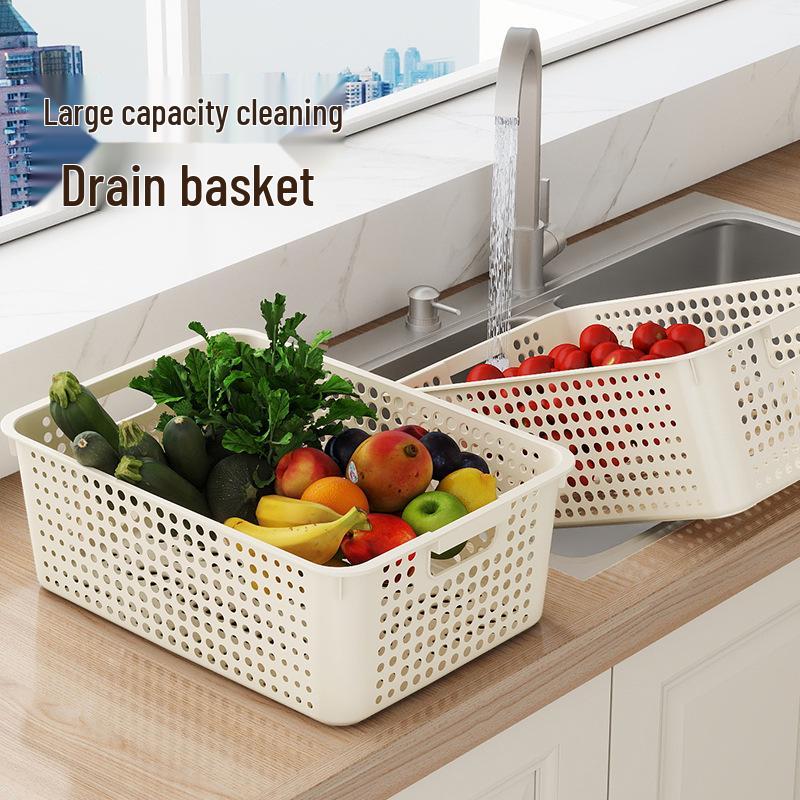 Multipurpose Plastic Storage Basket for Snacks, Toys, and Books