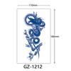 Herbal Tattoo Stickers, Juice Tattoo Stickers, Semi-Permanent English Letter Tattoo Stickers Tattoo