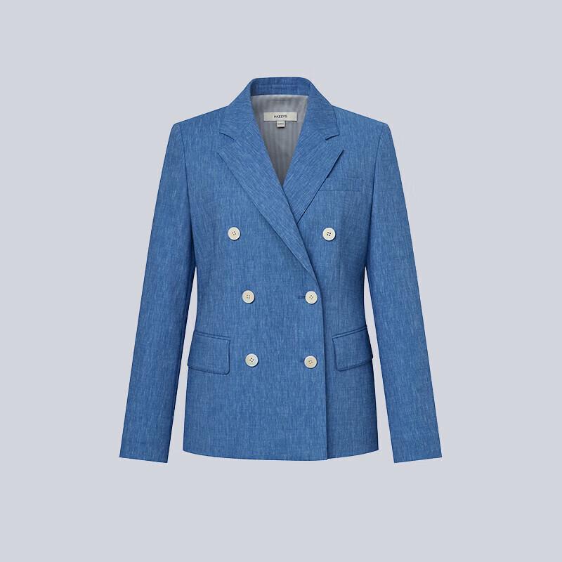 HAZZYS Women's Double-Breasted Blazer