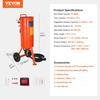 Sableuse Lourde de 10 Gallons 60-110 PSI avec 2 Buses & Tuyau de 7,5 pieds
