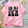 In My Pregnant Era Tshirt Funny Mama Mom Tshirt Cotton Short Sleeve Letter Print T Shirt Casual O Neck Harajuku Tees Oversized