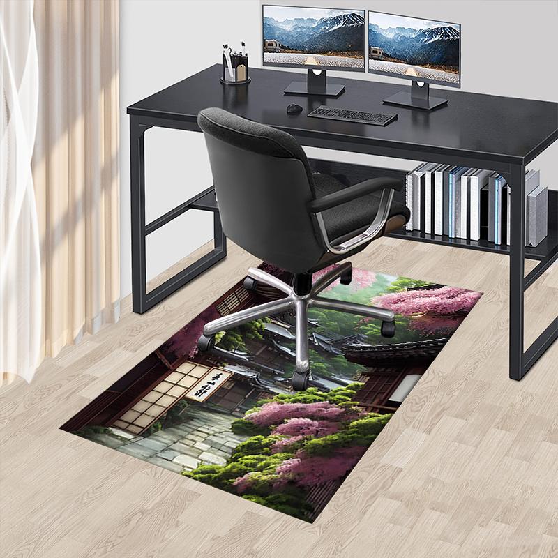 

Charming Japanese Garden Chair Mat - Office Carpet, Oversized Rug for Home Decor, Sofa Mat, Gift Idea for Any Room0202A 60cm by 90cm