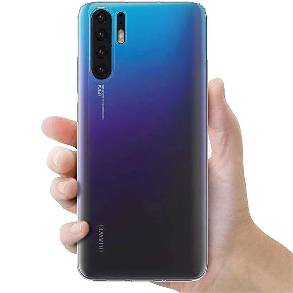 For Huawei P20 P30 Pro P40 Lite Pro Transparent Back Cover For Y9 2019 P Smart Z P Smart 2019 Ultra Thin Silicone Soft Case