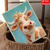 Pearl painting kit DIY cute cow portrait home decoration painting