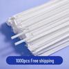 ZISIZ Food-Grade Individually Wrapped Disposable Straws