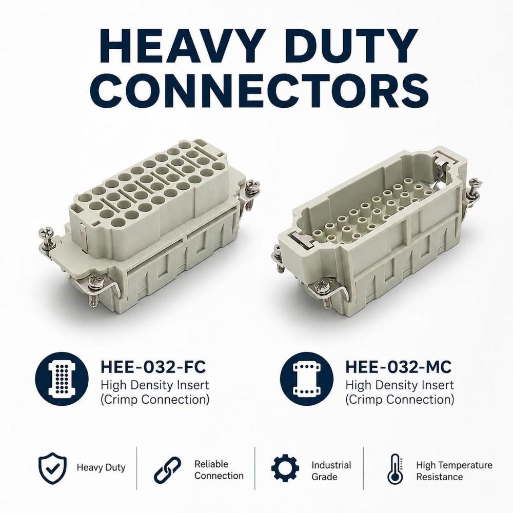 Waterproof Heavy Duty Connector Industrial Connector Insert Control Cabinet Accessories