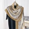 2025 new model recommended spring and summer versatile thin breathable sunscreen outer shawl neck protection travel photo silk scarf women