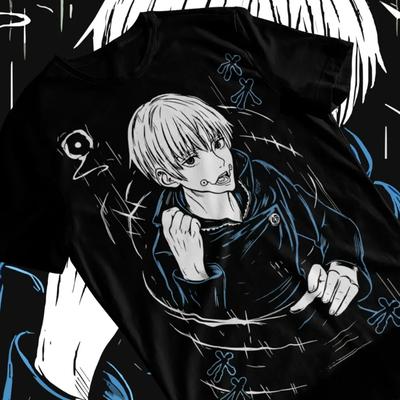 Inumaki Toge T-Shirt Jujutsu Kaisen Megumi Fushiguro Satoru Gojo Shirt Soft Tee Women Clothing Graphic T Shirts Vintage Y2K Top