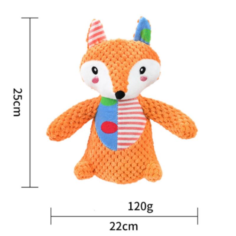 Donkey Shape Plush Dog Sounding Toy Interactive Bite Resistant Molar Training Decompress Pet Supplies for Dogs