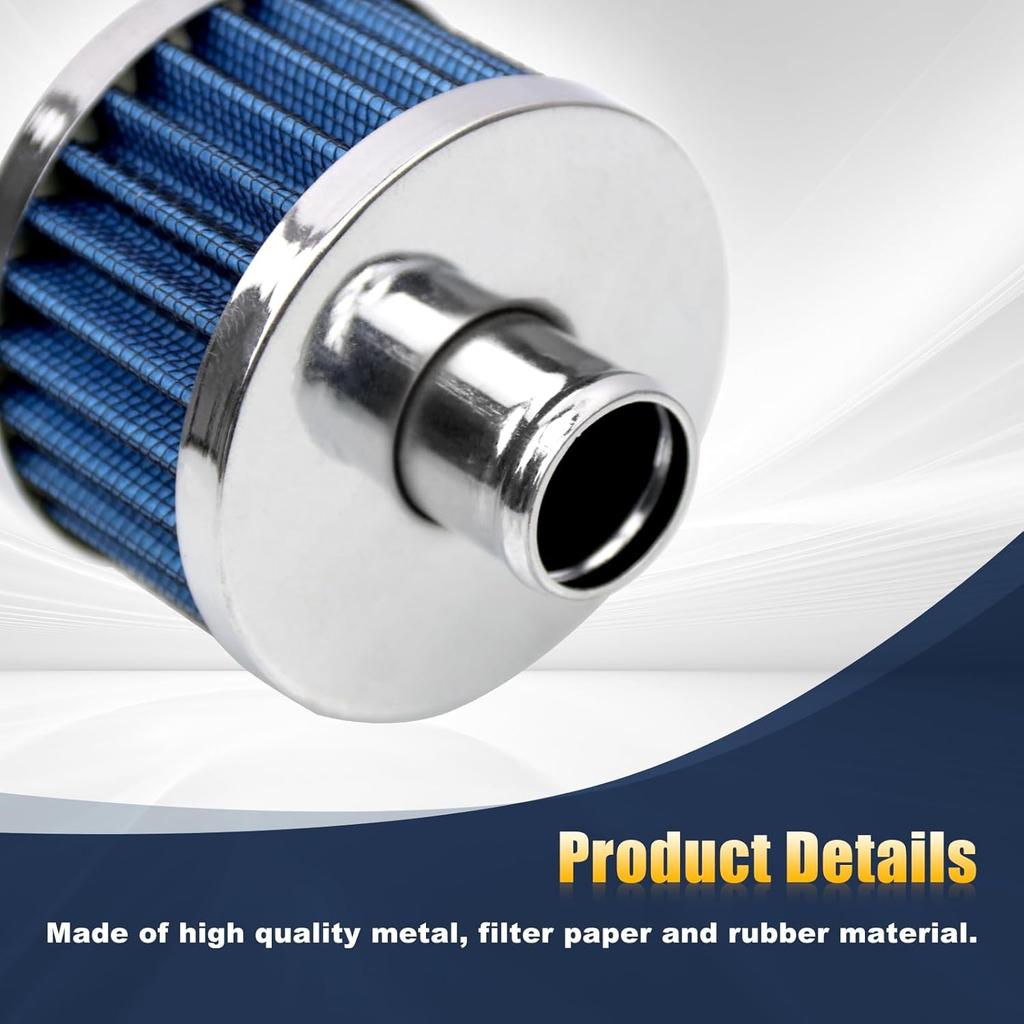 RYANSTAR RACING 2PCS 23MM High Flow Vent Valve Cover Breather Filter Universal Car Air Filter Cold Air Intake Filter Small Air Filter Breather