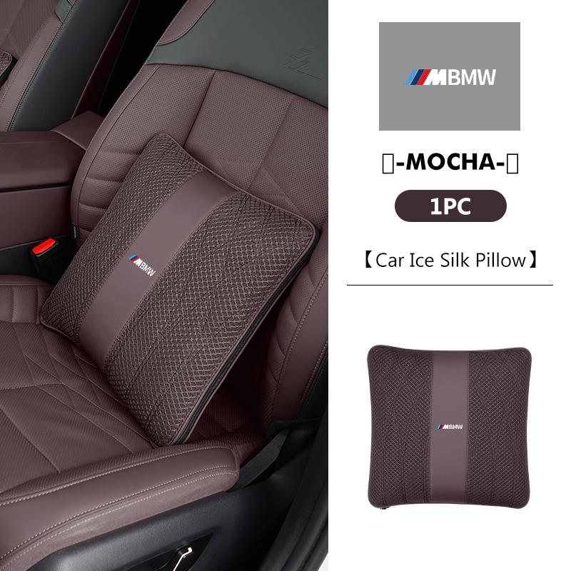 Für BMW Autokissen und Klimaanlagenabdeckung 2-in-1 Eis Seide Atmungsaktiv Auto Zubehör X1 X2 X3 X4 X5 X6 X7 G20 G30 6GT E46