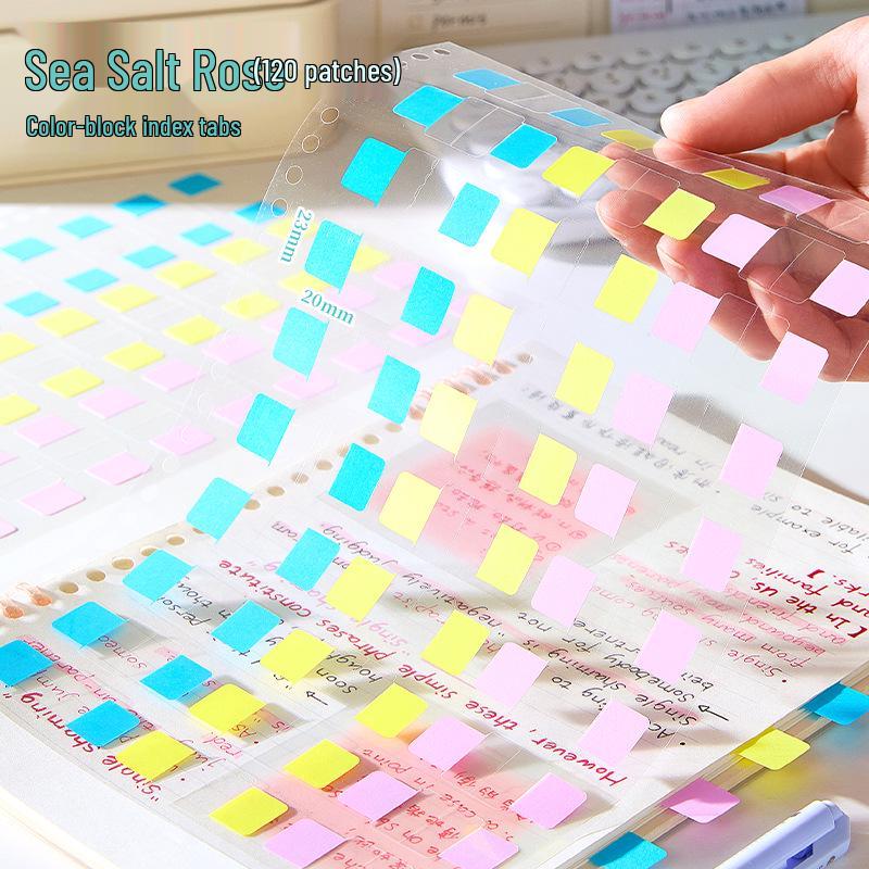 Writable Pull-Out Index Stickers: Transparent Sticky Notes for Elementary Students