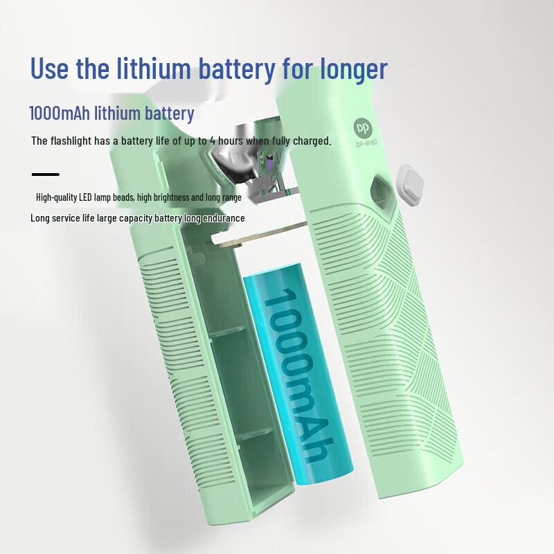 Jiuliang 9182 Children's Rechargeable Mini Flashlight