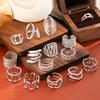 Stainless Steel Adjustable Open Ring - Colorfast Titanium Jewelry