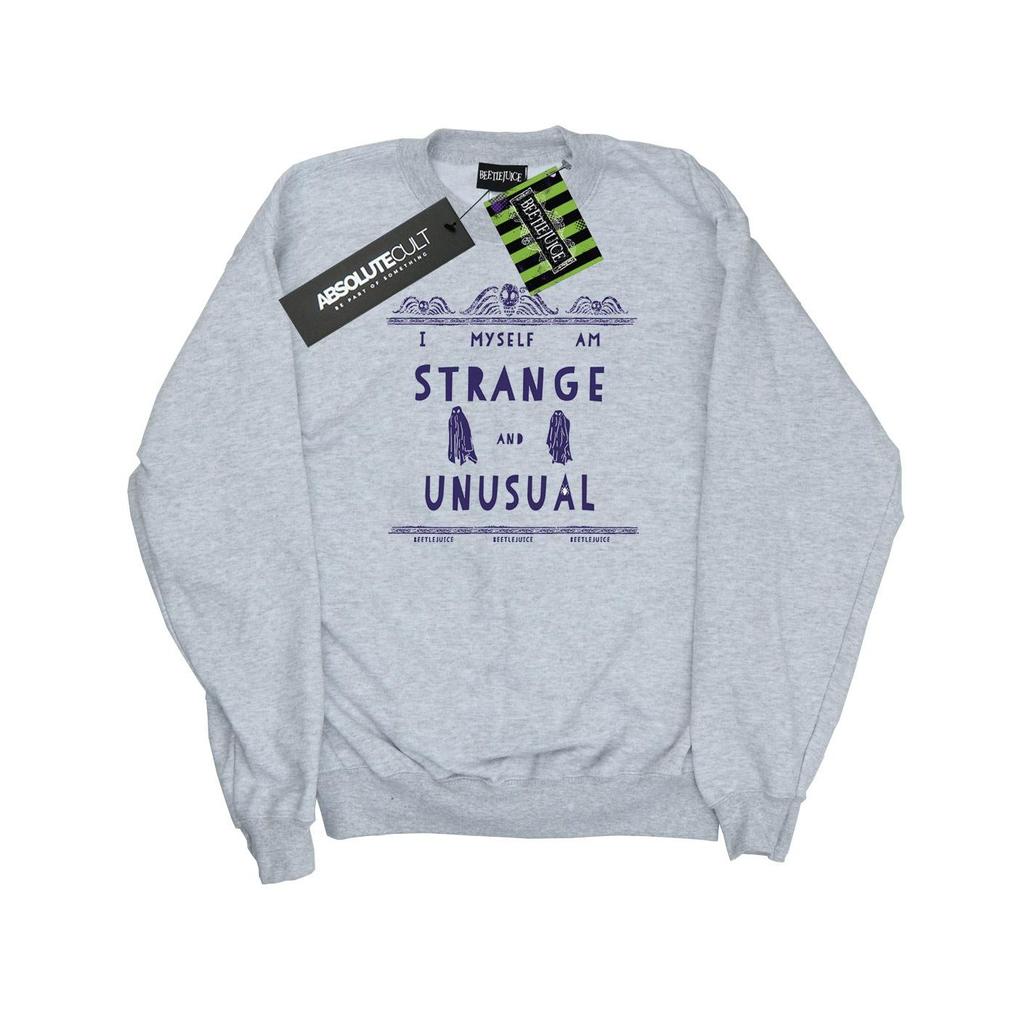Beetlejuice Womens/Ladies Strange And Unusual Sweatshirt