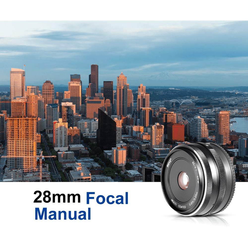 MeiKe Interchangeable Lens MK 28mm for Micro Four Thirds with Japanese Instruction Manual 19610004 [] F2.8