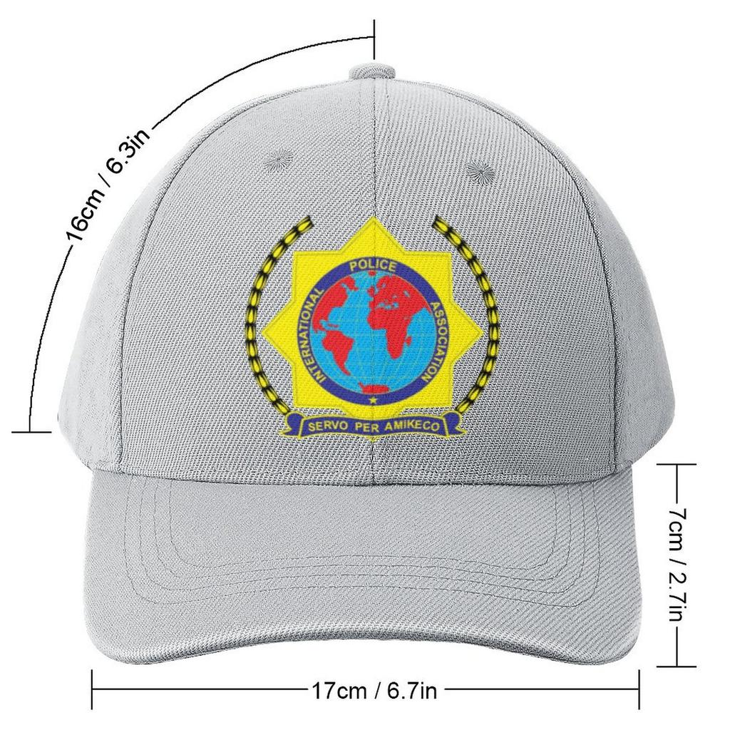 International Police Association Baseball Cap Derby Hat Sunhat Hat Unisex Luxury Trucker Hat Hats For Women Unisex'S